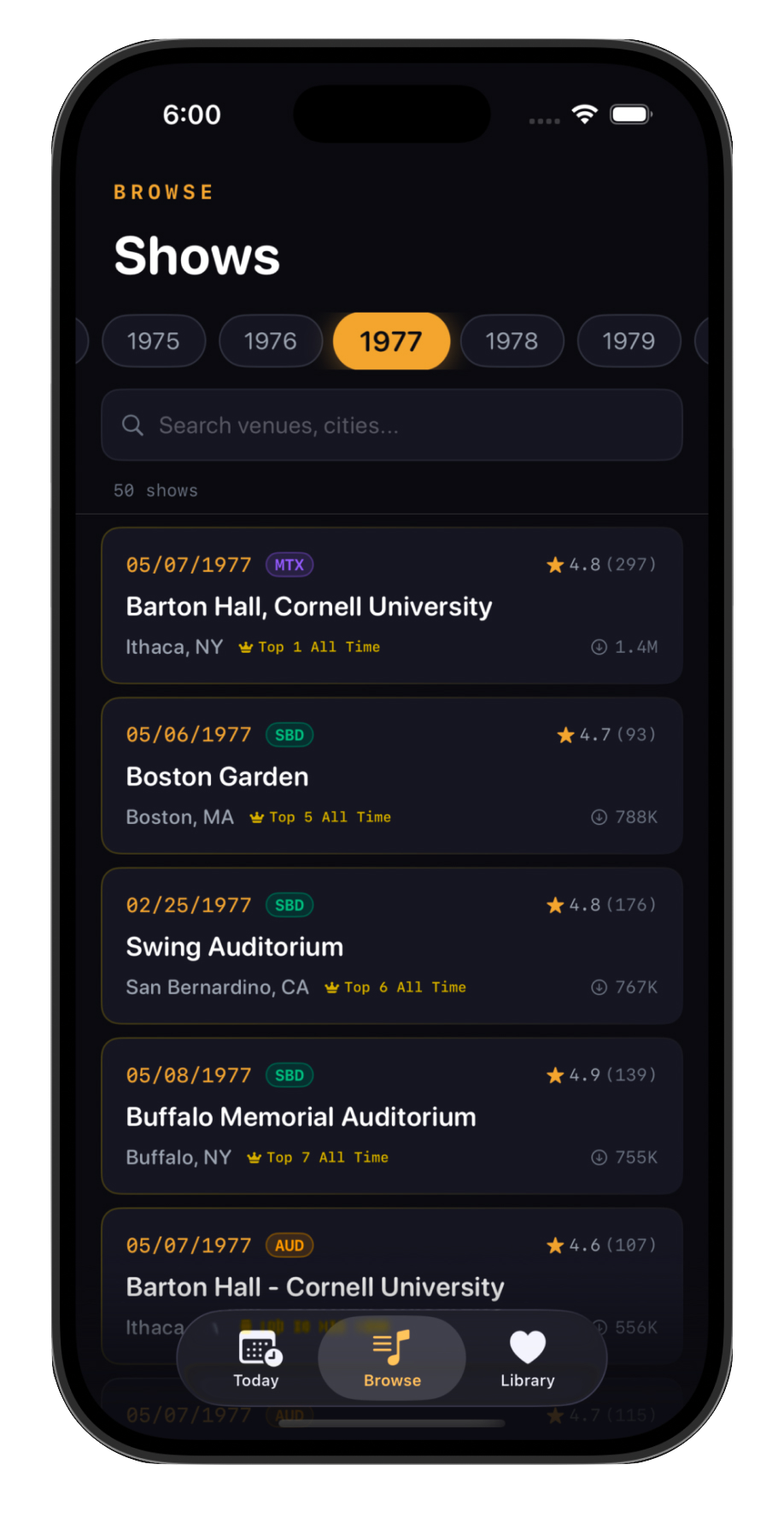 LiveVault app shows screen